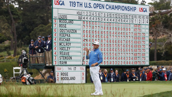 Gary Woodland tercera ronda US Open 2019 liderato