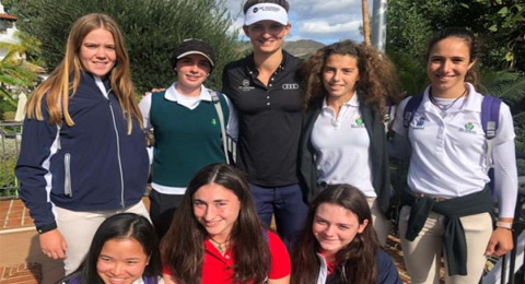 Siete promesas nacionales recibieron un gran aprendizaje en el Open femenino