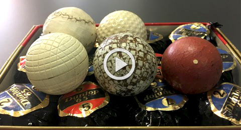 ¿Cómo ha cambiado la bola de golf a lo largo de la historia?