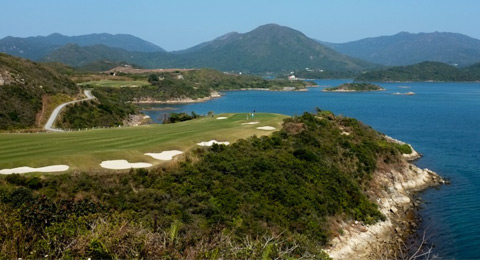 Os mostramos el hoyo 14 del Jockey Club Kau Sai Chau GC