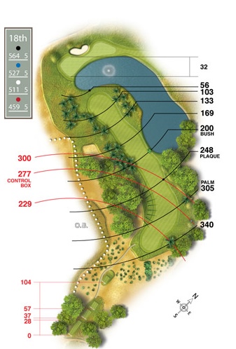 Hoyo 18 Emirates Golf