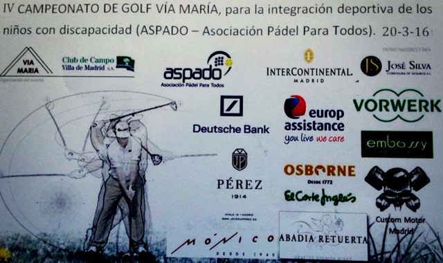 Torneo de golf en beneficio de los niños discapacitados