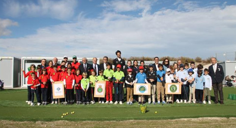 Inauguración de golf de cantera en Aragón