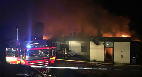 Destruida en un incendio la Casa Club del legendario Machrihanish GC