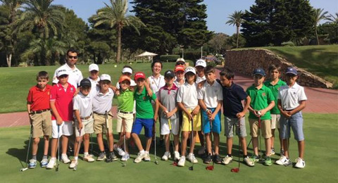 Buenos golpes y mucha calidad en el inicio de los campeonatos de menores de La Manga Club