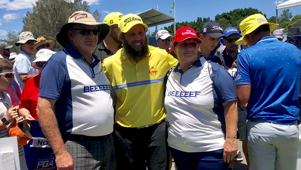 Andrew Johnston pGA Australia 2018 día 1