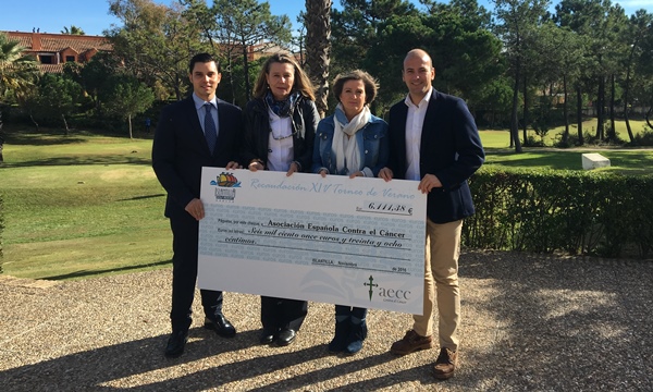 Entrega cheque Islantilla Golf