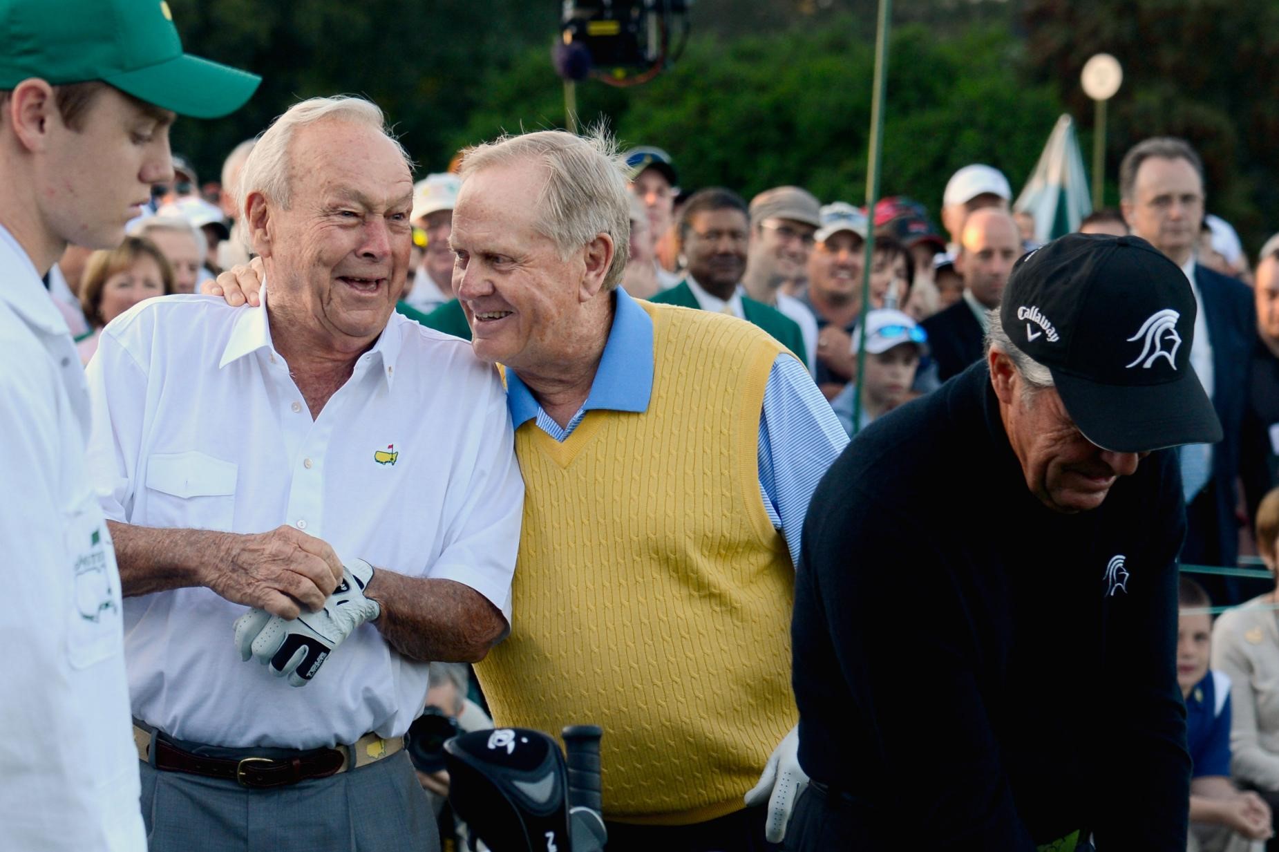 Jack Nicklaus, Arnold Palmer y Gary Player