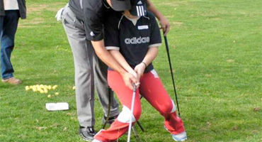 Clausura de los cursos de golf adaptado