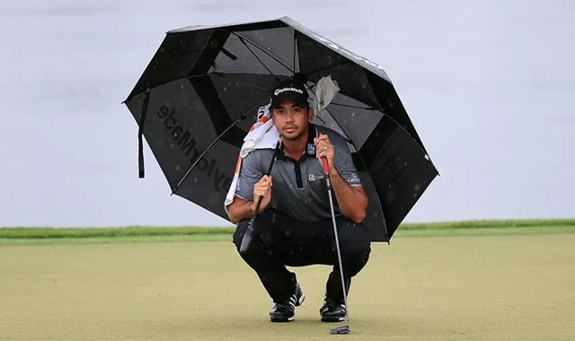 Jason Day, el golfista contra la lluvia