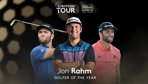 Jon Rahm Mejor del Año European Tour