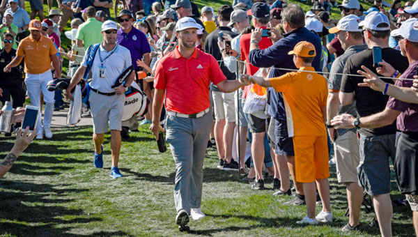 Rickie Fowler y Jon Rahm Waste Management Phoenix Open 2018