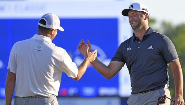 Jon Rahm y Ryan Palmer tercer día Zurich Open 2019