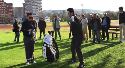 Jon Rahm, un maestro en compañía del Laredo Golf Club