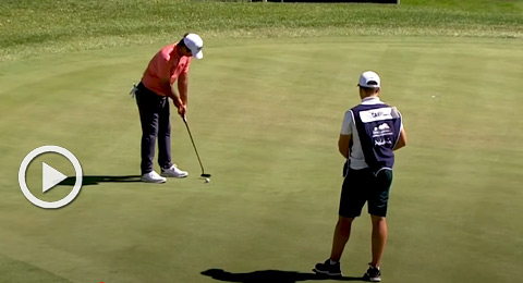 Así se las gastaba Campillo en la primera vuelta del Valderrama Masters