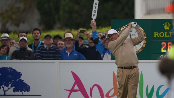 José María Olazábal primera ronda Valderrama MAsters