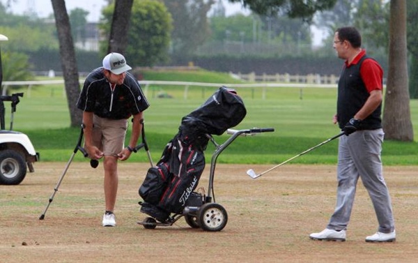 Jugador golf adaptado