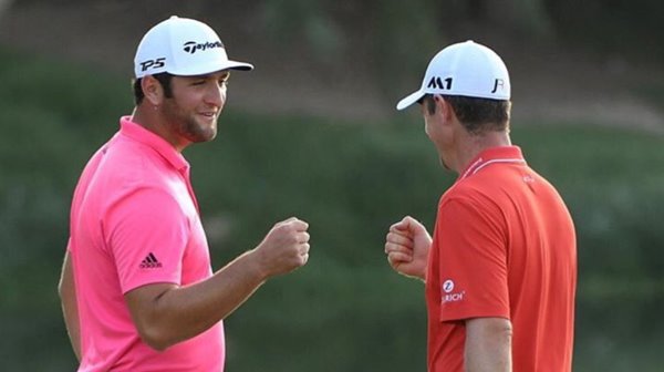 Jon Rahm y Justin Rose DP World Championship tercer día 2017