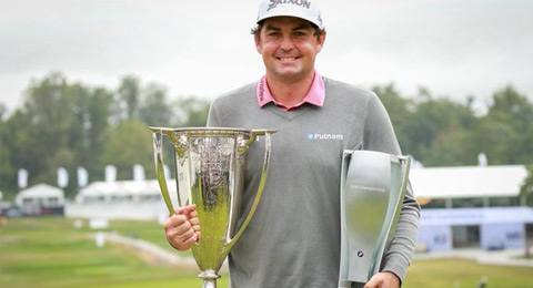 Keegan Bradley se lleva el desempate sobre mojado