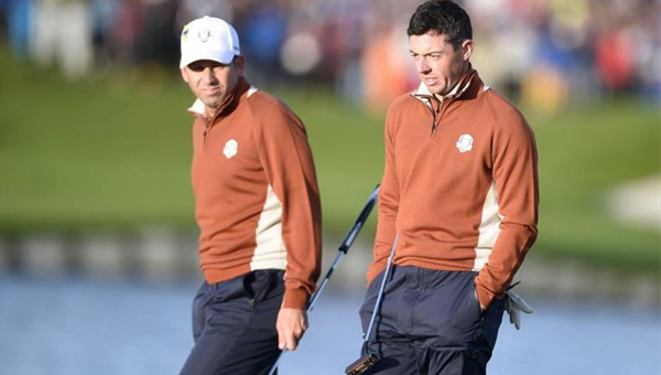 Rory McIlroy y Sergio García Ryder Cup