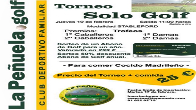 Torneo Familiar en La Peñuela