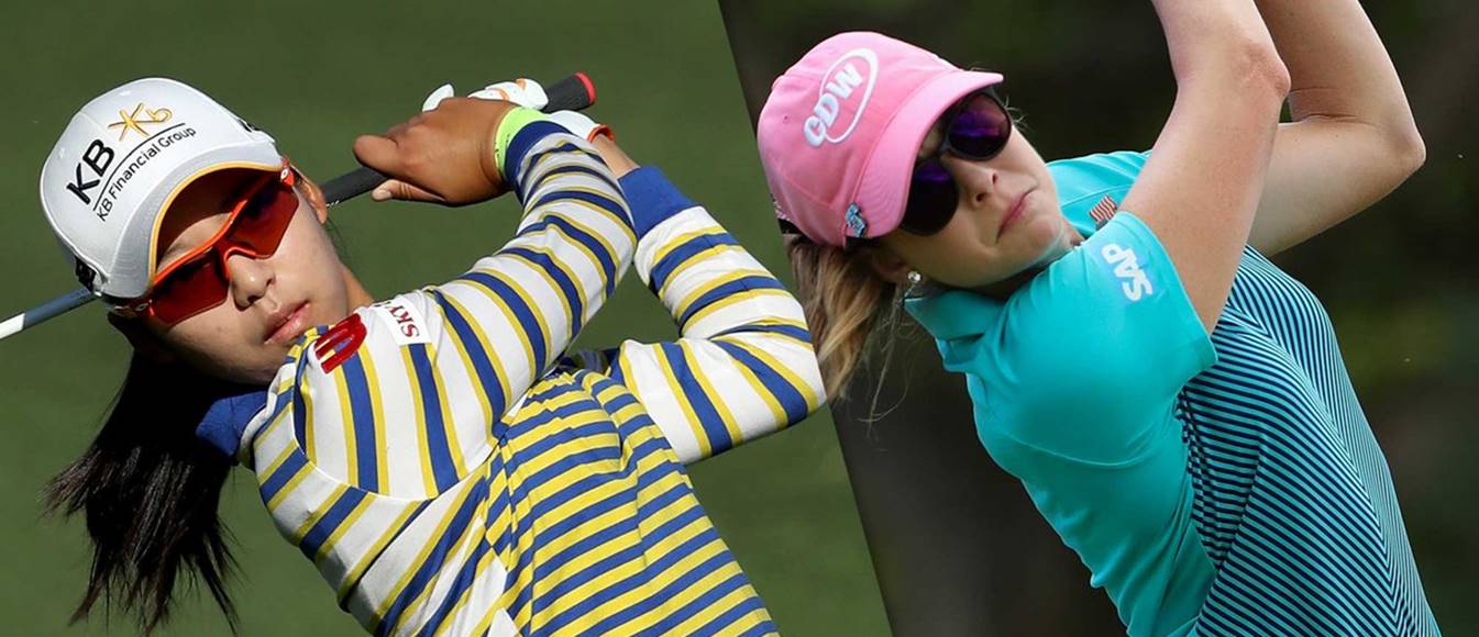 Mi Hyang Lee y Paula Creamer Lotto champ dia 1