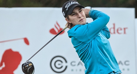 Luna Sobrón, un rayo en el Real Golf de Pedreña