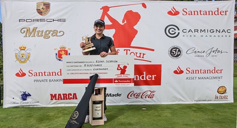 Luna Sobrón sabe sufrir y repite triunfo en el Santander Tour 2017