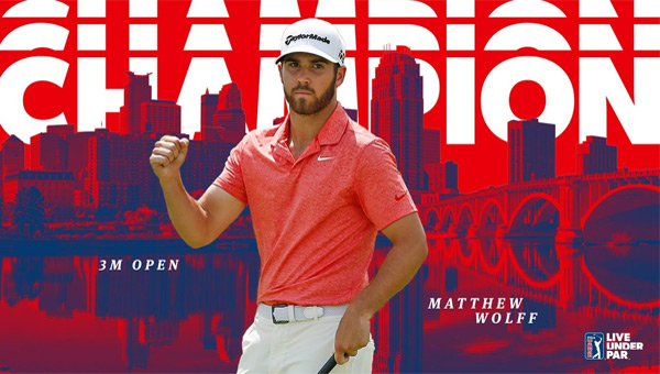 Matthew Wolff victoria 3M Open PGA Tour