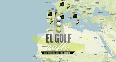 La RFEG promueve el juego virtual ‘Golf Street View’