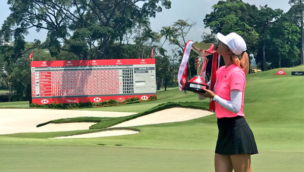 Michelle Wie victoria HSBC Women's World Championship 2018