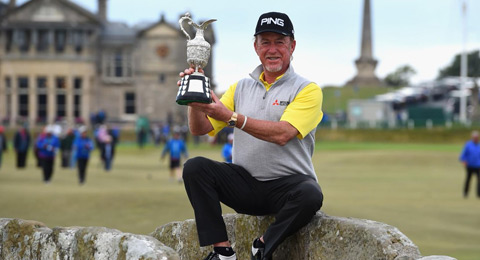 Jiménez lleva su golf a lo más alto en el histórico St. Andrews