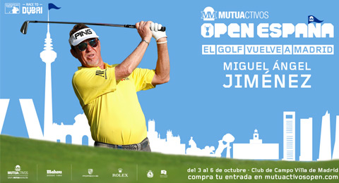 Miguel Ángel Jiménez jugará el Mutuactivos Open de España