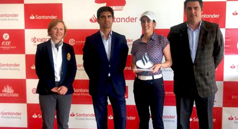 Mireia Prat, la dueña del torneo vasco del Santander Golf Tour