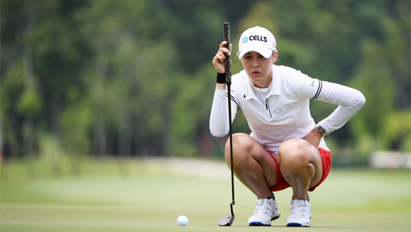 Nelly Korda liderato HSBC Women's Championship tercera ronda 2018