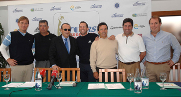 El Presidente de la Diputación y los cuatro capitanes presentan el torneo