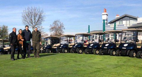 Palomarejos Golf se autoregala una nueva flota de buggies por Navidad