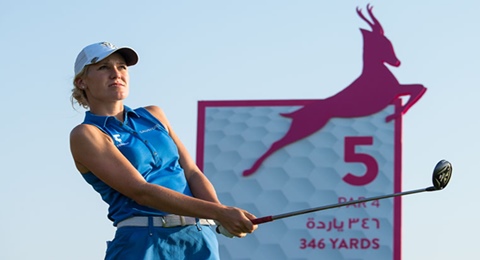 Kristinsdottir continúa liderando en el Saadiyat GC