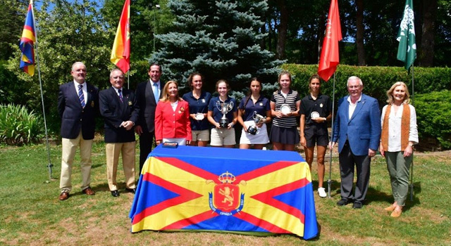 Entrega títulos Cto España Individual Femenino