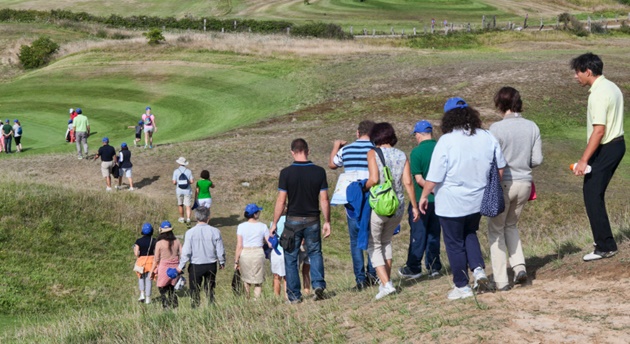 El Camino de Santiago peregrinó con el golf