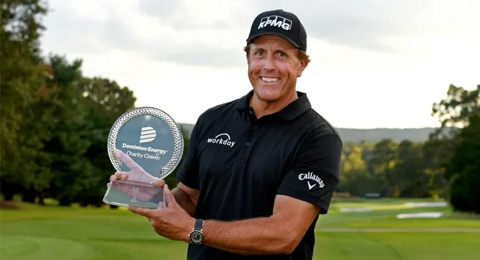 Dos de dos para Mickelson, mejor imposible