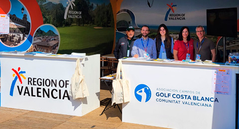 La ACGCBCV muestra todo el golf de la Comunidad Valenciana en el Soudal Open