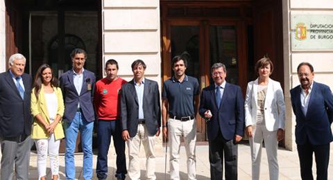 Javier Ballesteros, protagonista en la inauguración del torneo de Riocerezo