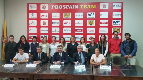 Foto de familia Pro Spain Team