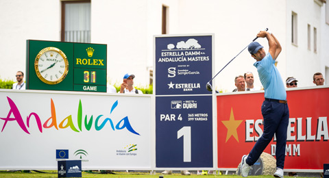 El Estrella Damm N.A. Andalucía Masters recibe con los brazos abiertos a las estrellas españolas