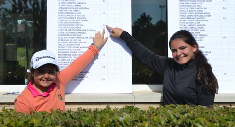 Cristina Carlón manda en el primer envite de la cita nacional femenina de pitch & putt