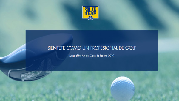 Pro Am Solán de Cabras sorteo Open de España