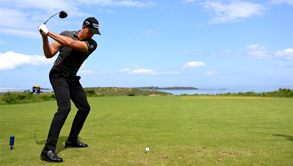 Golpe de preparación en The Open