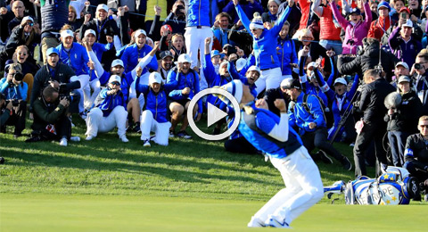 El putt ganador de Suzann Pettersen en Gleneagles