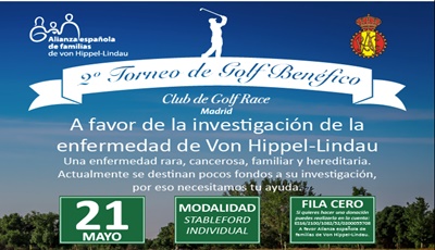 Torneo benéfico por la investigación de Von-Hippel Lindau